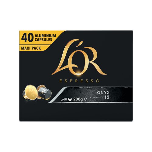 Buy L'Or Nespresso Onyx Capsules (40 Pack) 4019265 from Codex Office  Solutions Ireland